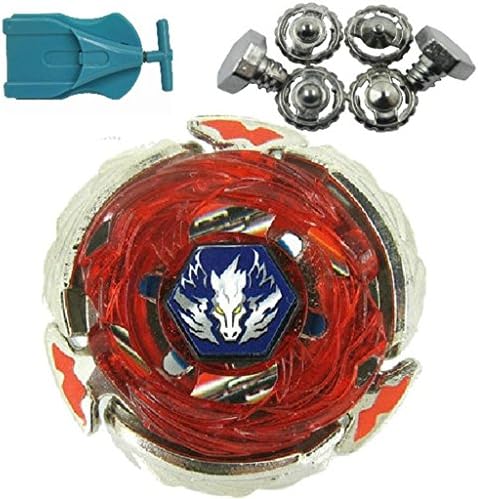 Moandy Beyblade 4D Metal Fusion Top Master Fight BB121-A Wing Pegasis 90WF &amp; 6 Performance Tips &amp; Power Launcher