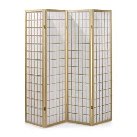 71 4 - panel Classic Room Divider, 4-PANEL 71H, NATURAL