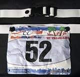 NEW WHITE RACE NUMBER BELT TRIATHLON MARATHON RUNNING !
