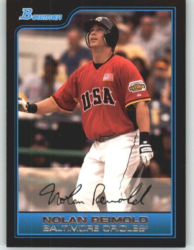 2006 Bowman Chrome Draft Future's Game Prospects #10 Nolan Reimold - Baltimore Orioles (Rookie / Prospect) (Baseball Cards)