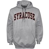 Syracuse Orange Ash Bold Arched Hoody Sweatshirt (XXXX-Large)