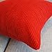 Leaveland Solid Red Corn Kernels Pattern Polyester Throw Pillow Covers Pillowcase Sham Decor Cushion Slipcovers Square 17x17 Inch