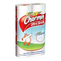 Charmin Ultra Strong Bathroom Tissue, 8 Giant Rolls (Pack of 5)