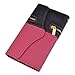 NEEWER Faux Leather Wallet Flip Case Cover Card Holder W/Zipper for Samsung Galaxy S4 I9500 (Black and Plum)