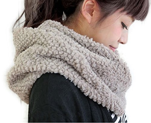スヌード マフラー たっぷりもこもこファー (Marib select) あったか＆小顔 / Fサイズ 4カラー