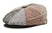 Sakkas NSB1912 - Jay Gatsby 8 Panel Wool Newsboy Paperboy Snap Brim Cap Hat - Multi - Large