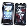 HTC EVO Shift 4G (Sprint) Rubberized Snap On Protector Hard Case "Cross 'N Skulls" Design