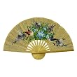 Hand-painted Folding Decorative Wall Fan - Bird & Flower Design