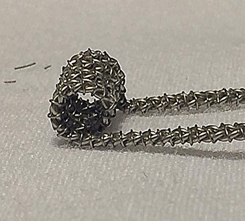 4 Staple Zipper Coil Nichrome 80 Sub Ohm Vaping Rda or Rba (26/36 Ga)