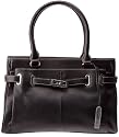 La Bagagerie Diane, Sac &agrave; main 38x27x10 cm femme - Noir, Cuir de vachette