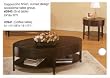 BEAUTIFUL 3pc COFFEE/END TABLE SET IN CAPPUCCINO FINISH