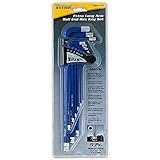 Titan 12714 9-Piece Extra-Long Arm Ball Tip Metric Hex Key Set [並行輸入品]