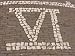 Roman Numeral Painted Cobblestones Photographic Poster Print, 40x30