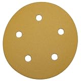 Porter-Cable 725500850 5-Inch 80 Grit Five-Hole Adhesive-Backed Sanding Discs - 50 Pack