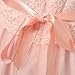 Richie House Little Big Girls' Dress with Tulle Skirt and Flower Accent Size 2-12