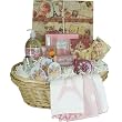 Roses Luxury Themed Gift Basket with French Roses Items
