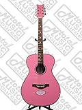 UPC 839212001075 product image for Daisy Rock Pixie Acoustic Guitar, Powder Pink | upcitemdb.com
