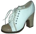 City Walk Schn&uuml;rpumps High Heel creme