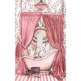 Pink Posh Bathrooom Decorative Switchplate Cover