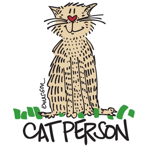 Cat Person - Color Nightshirt in a Bag S / M