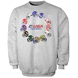 C-USA Ash Football Helmet Crew Sweatshirt