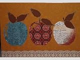 8 Country Apples & Lace Border Note Cards w/ Envelopes