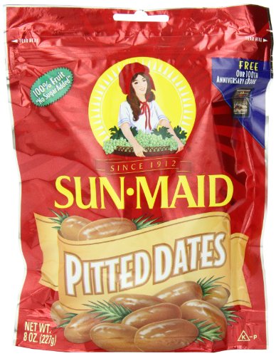 Sun Maid Pitted Dates, 8-Ounce Pouches (Pack of 5)