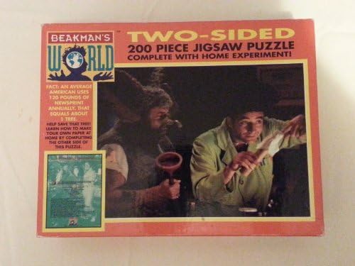 Beakmans World Two-Sided 200 Pc. Puzzle Complete with Home Experiment by Playtoy Industries by Playtoy Industries