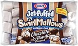 Kraft, Jet Puffed, Marshmallows, Chocolate & Vanilla Swirl, 8oz Bag (Pack of 4)