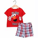 Sesame Street Elmo American Original 2pc Short Set - Toddler Boy