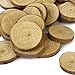 OULII Wood Log Slices Discs for DIY Crafts Wedding Centerpieces Pack of 30, 3-4CM