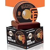 Steiner Sports GIANCOU000000 San Francisco Giants Coaster w/ Game Used Dirt (Set