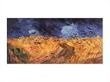Wheatfield with Crows, 1890 by Vincent van Gogh,31.5 in. x 23.6 in.