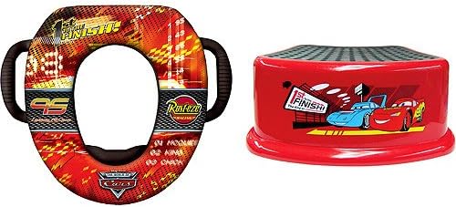 Disney - Cars Soft Potty and Step Stool