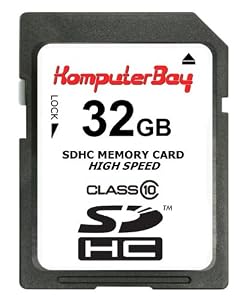 Komputerbay 32GB Class 10 SDHC Ultra High Speed Memory Card - Read 20MB/s Write 15MB/s with USB Reader