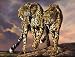 African Wildlife Jigsaw Puzzle: Twilight Cheetah