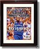 Framed Mario Chalmers SI Commemorative Autograph Print - Kansas Jayhawks