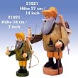 Christmas Smoker - Woodsman (18cm / 7 in)