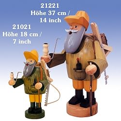 Christmas Smoker - Woodsman (18cm / 7 in)
