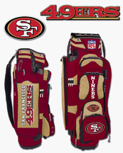 Buy San Francisco 49ers NFL Golf Cart Bag from Datrek International by Datrek International