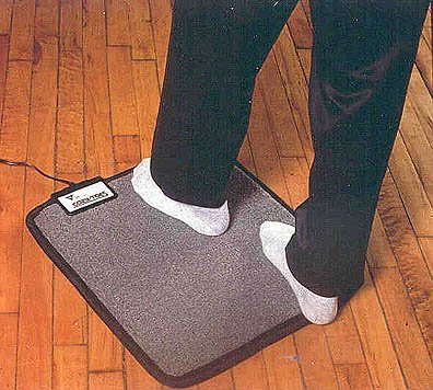 Foot Warmer - Cozy Toes (Gray) (18W x 19D x 1/2H)