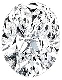 Certified Diamond (Oval, Very Good cut, 7.00 carats, D color, SI1 clarity)
