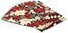 Rose Tree Holiday Poinsettia Set of 6 Placemats