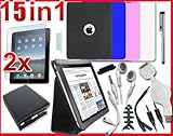 TsirTech 15-Item Accessory Bundle for Apple iPad 3G tablet / Wifi model 16G ....
