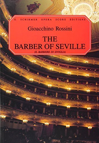 Gioacchino Rossini Il Barbiere Di Siviglia (Vocal Score) Opera by Various (1997) Paperback