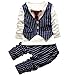 JIANLANPTT Baby Boy Formal Party Wedding Tuxedo Waistcoat Outfit Suit