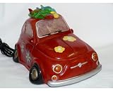 Red Beetle LED Table Lamp with Surfboards on Roof Rack
