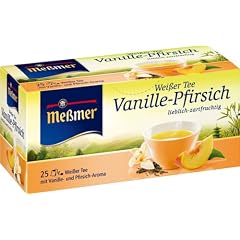 Me�mer Wei�er Tee Vanille-Pfirsich 25 x 1,40 g, 2er Pack (2 x 35 g Packung)