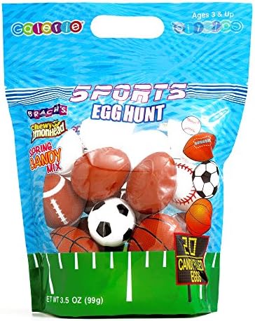 Galerie Sports Candy Eggs 20 Pack 3.5 oz each (1 Item Per Order)