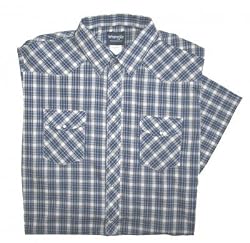 Short Sleeved Western Shirts In Assorted Plaids #76932